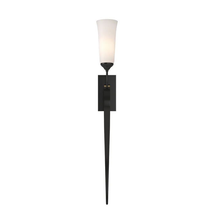 Hubbardton Forge - 204529-SKT-10-GG0350 - One Light Wall Sconce - Sweeping Taper - Black