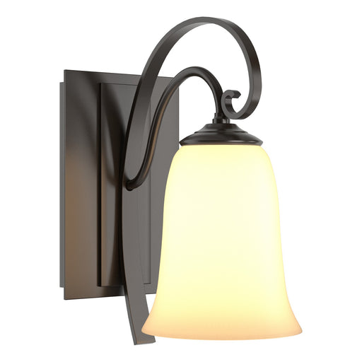 Hubbardton Forge - 204531-SKT-14-GG0035 - One Light Wall Sconce - Scroll - Oil Rubbed Bronze
