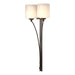 Hubbardton Forge - 204672-SKT-14-GG0169 - Two Light Wall Sconce - Formae - Oil Rubbed Bronze