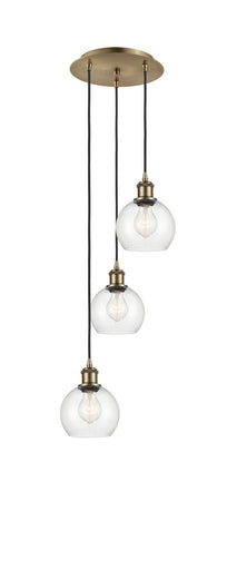 Ballston LED Pendant Antique Brass