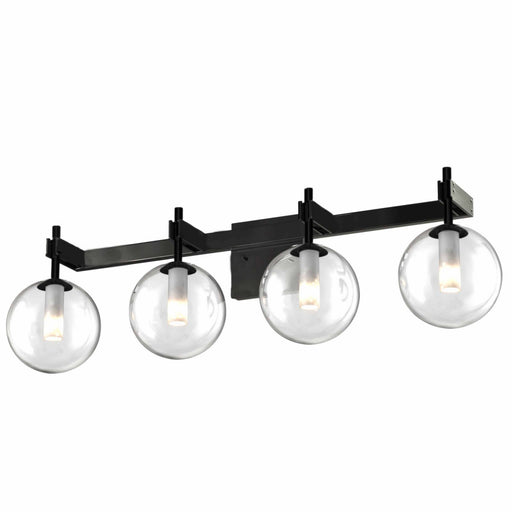 DVI Lighting - DVP27044GR-CL - Four Light Vanity - Courcelette - Graphite With Clear Glass