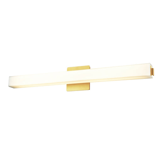 DVI Lighting - DVP33894BR-OP - LED Vanity - Venture Cct - Brass With Half Opal Glass