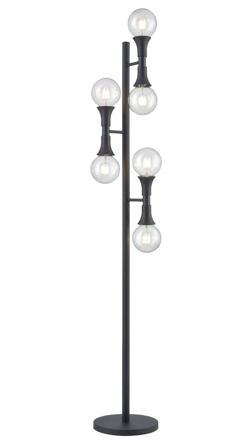 DVI Lighting - DVP43409EB - Six Light Floor Lamp - French Quarter - Ebony