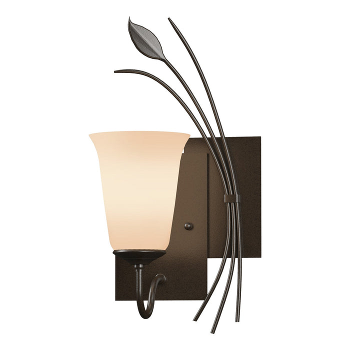 Hubbardton Forge - 205122-SKT-RGT-14-GG0035 - One Light Wall Sconce - Leaf - Oil Rubbed Bronze