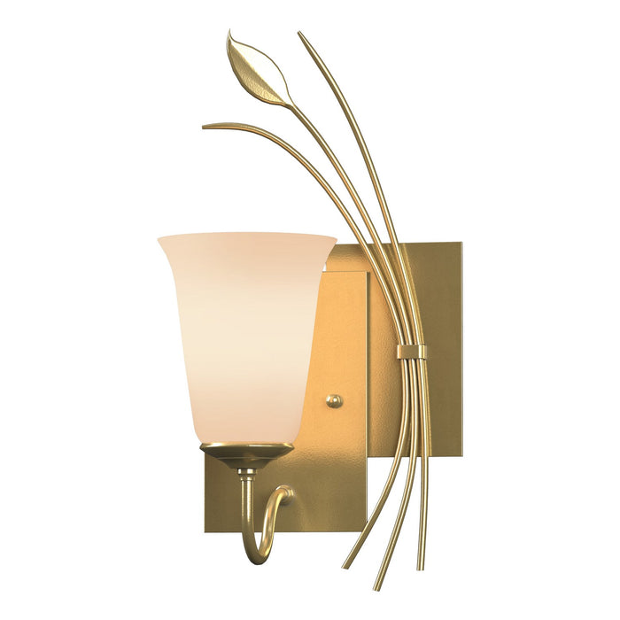 Hubbardton Forge - 205122-SKT-RGT-86-GG0035 - One Light Wall Sconce - Leaf - Modern Brass