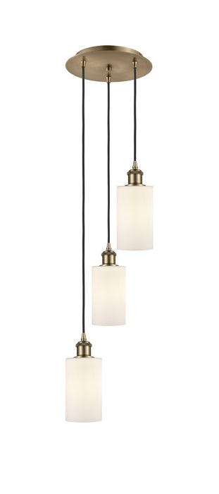 Innovations - 113B-3P-AB-G801 - LED Pendant - Ballston - Antique Brass