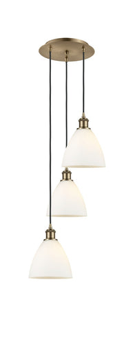 Ballston LED Pendant Antique Brass