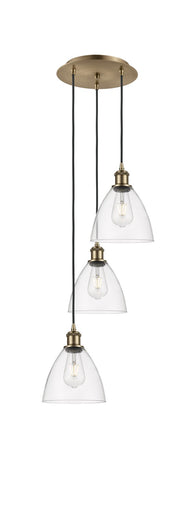 Ballston LED Pendant Antique Brass