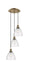 Innovations - 113B-3P-AB-GBD-754 - LED Pendant - Ballston - Antique Brass