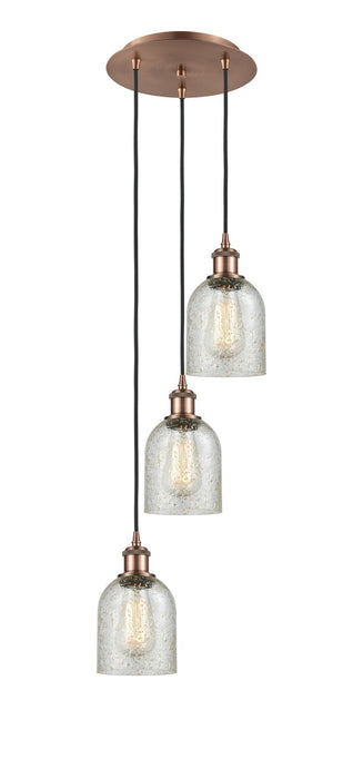 Innovations - 113B-3P-AC-G259 - LED Pendant - Ballston - Antique Copper