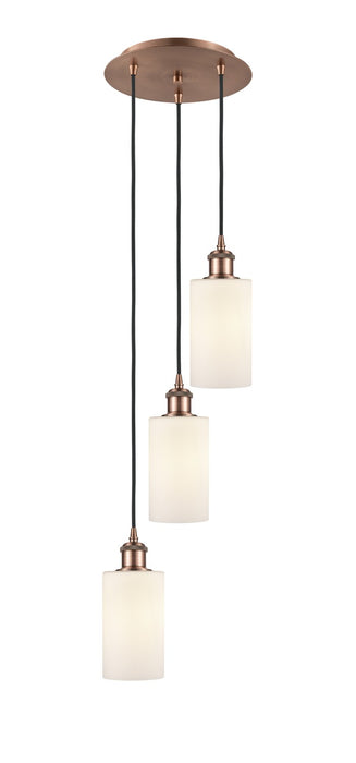 Innovations - 113B-3P-AC-G801 - LED Pendant - Ballston - Antique Copper