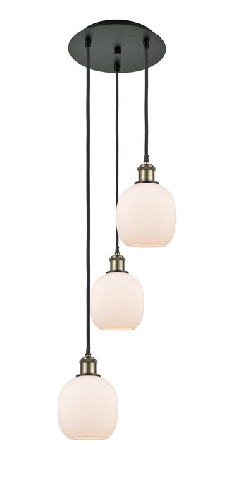 Innovations - 113B-3P-BAB-G101 - LED Pendant - Ballston - Black Antique Brass