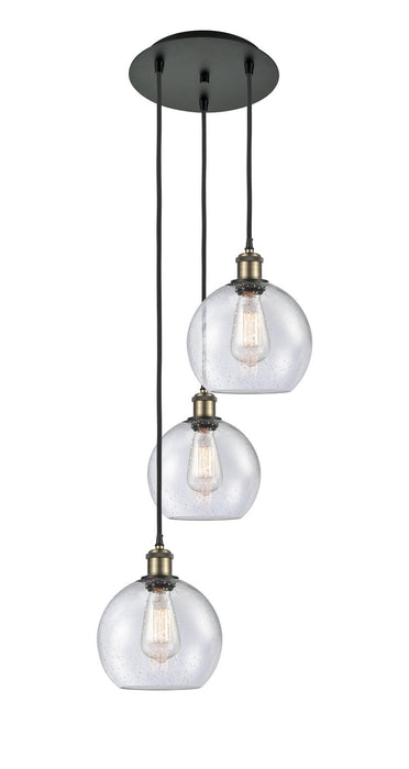 Innovations - 113B-3P-BAB-G124-8 - LED Pendant - Ballston - Black Antique Brass