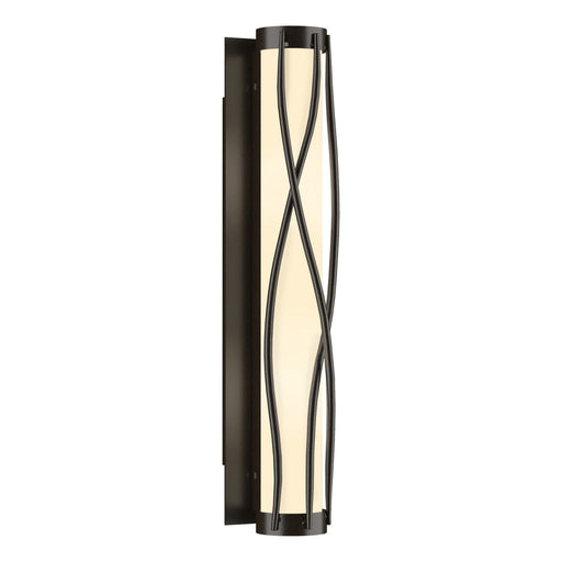 Hubbardton Forge - 205401-SKT-14-GG0347 - Four Light Wall Sconce - Twine - Oil Rubbed Bronze