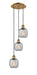 Innovations - 113B-3P-BB-G104 - LED Pendant - Ballston - Brushed Brass