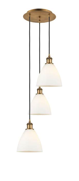 Innovations - 113B-3P-BB-GBD-751 - LED Pendant - Ballston - Brushed Brass