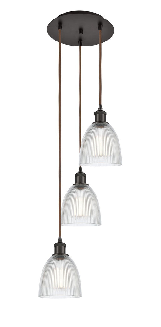 Innovations - 113B-3P-OB-G382 - LED Pendant - Ballston - Oil Rubbed Bronze