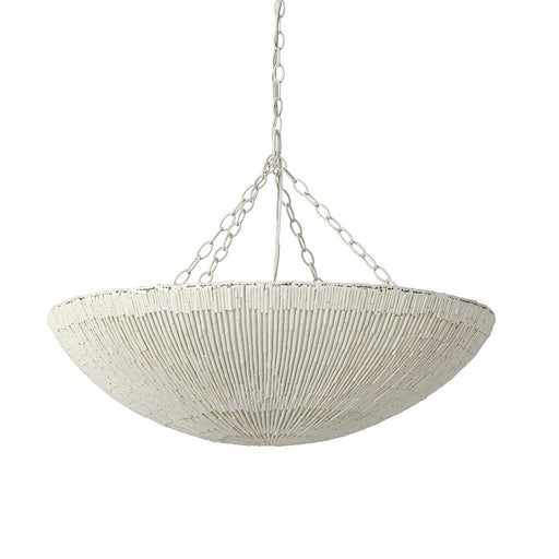 Cora Three Light Chandelier Off-White