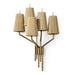 Palecek - 2188-79 - Five Light Wall Sconce - Renee - Antique Bronze