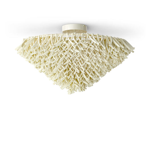 Cadiz Two Light Semi Flush Mount Cream