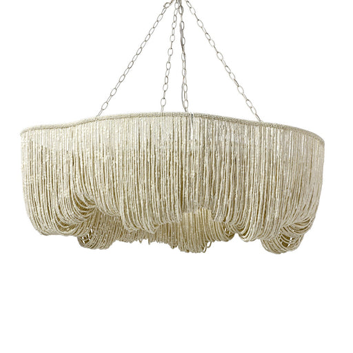 Lola Six Light Chandelier Off-White