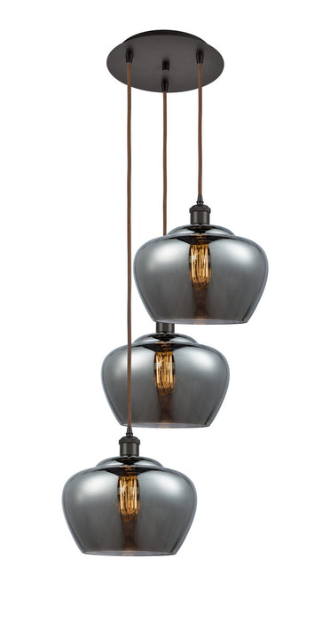 Innovations - 113B-3P-OB-G93-L - LED Pendant - Ballston - Oil Rubbed Bronze