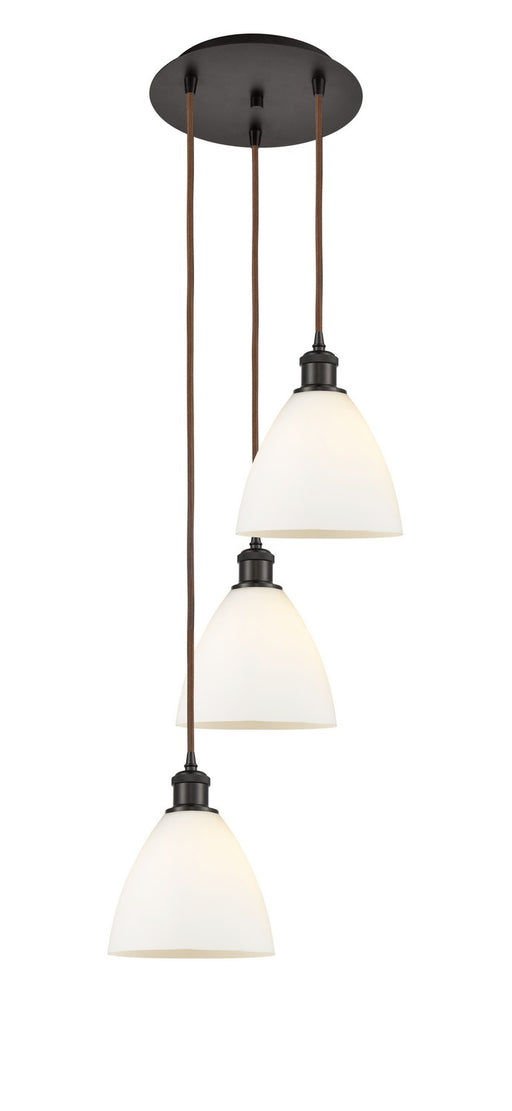 Innovations - 113B-3P-OB-GBD-751 - LED Pendant - Ballston - Oil Rubbed Bronze