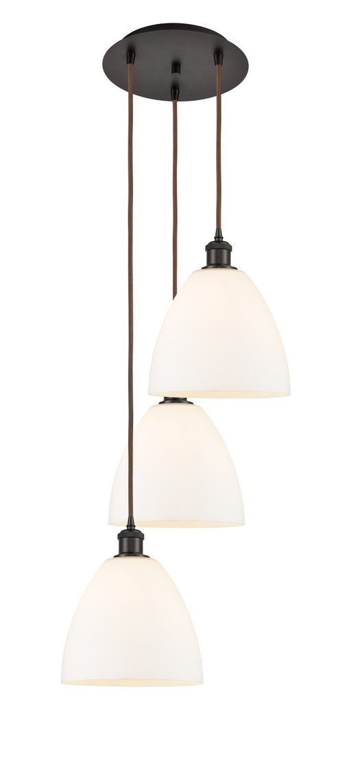 Innovations - 113B-3P-OB-GBD-91 - LED Pendant - Ballston - Oil Rubbed Bronze