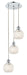 Innovations - 113B-3P-PC-G1216-6WM - LED Pendant - Ballston - Polished Chrome