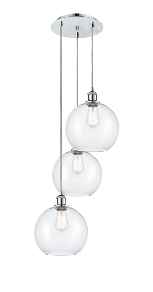 Innovations - 113B-3P-PC-G122-10 - LED Pendant - Ballston - Polished Chrome
