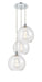 Innovations - 113B-3P-PC-G122-12 - LED Pendant - Ballston - Polished Chrome