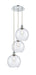Innovations - 113B-3P-PC-G124-10 - LED Pendant - Ballston - Polished Chrome