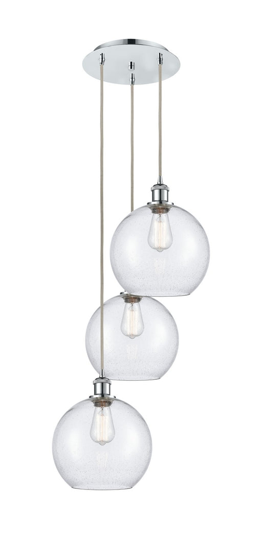 Innovations - 113B-3P-PC-G124-10 - LED Pendant - Ballston - Polished Chrome