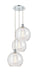 Innovations - 113B-3P-PC-G124-12 - LED Pendant - Ballston - Polished Chrome