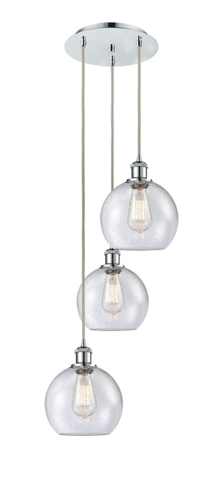 Innovations - 113B-3P-PC-G124-8 - LED Pendant - Ballston - Polished Chrome