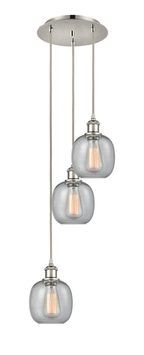 Innovations - 113B-3P-PN-G104 - LED Pendant - Ballston - Polished Nickel