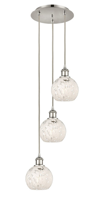 Innovations - 113B-3P-PN-G1216-6WM - LED Pendant - Ballston - Polished Nickel