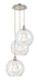 Innovations - 113B-3P-PN-G122-12 - LED Pendant - Ballston - Polished Nickel