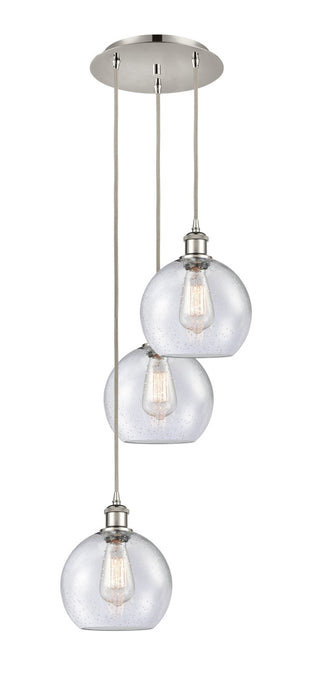 Innovations - 113B-3P-PN-G124-8 - LED Pendant - Ballston - Polished Nickel