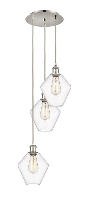 Innovations - 113B-3P-PN-G652-8 - LED Pendant - Ballston - Polished Nickel