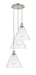 Innovations - 113B-3P-PN-GBC-122 - LED Pendant - Ballston - Polished Nickel