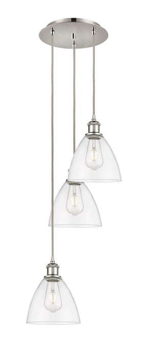 Innovations - 113B-3P-PN-GBD-752 - LED Pendant - Ballston - Polished Nickel