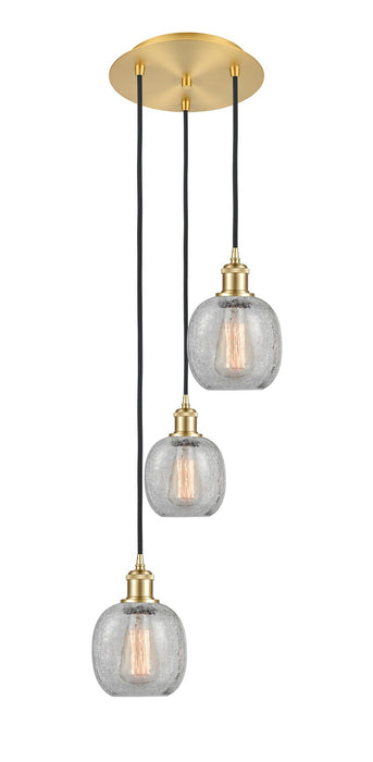 Innovations - 113B-3P-SG-G105 - LED Pendant - Ballston - Satin Gold