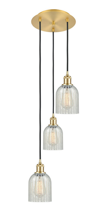 Innovations - 113B-3P-SG-G2511 - LED Pendant - Ballston - Satin Gold