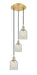 Innovations - 113B-3P-SG-G2511 - LED Pendant - Ballston - Satin Gold