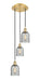 Innovations - 113B-3P-SG-G257 - LED Pendant - Ballston - Satin Gold