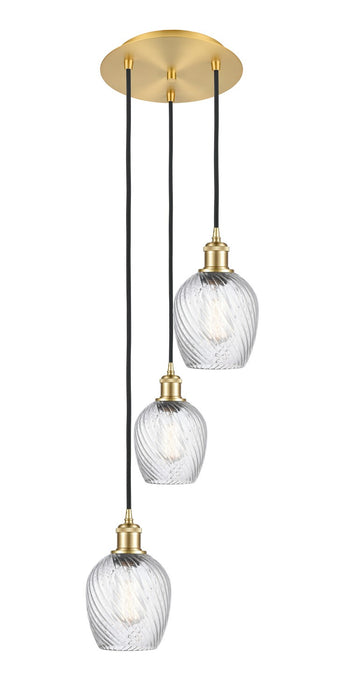 Innovations - 113B-3P-SG-G292 - LED Pendant - Ballston - Satin Gold