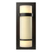 Hubbardton Forge - 205812-SKT-14-GG0065 - One Light Wall Sconce - Banded - Oil Rubbed Bronze