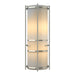 Hubbardton Forge - 205910-SKT-85-CC0412 - Two Light Wall Sconce - Banded - Sterling