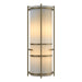 Hubbardton Forge - 205910-SKT-86-CC0412 - Two Light Wall Sconce - Banded - Modern Brass